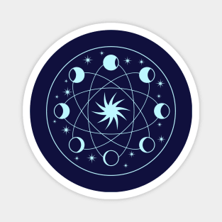 Moon Phase Universe Magnet